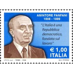 100. Geburtstag von Amintore Fanfani