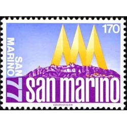 San marino philatelic event 1977