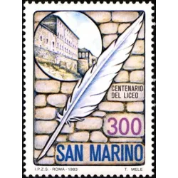 Centenary of the institution of the state high school of san marino
