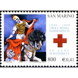 50. jahrestag des roten kreuzes san marino