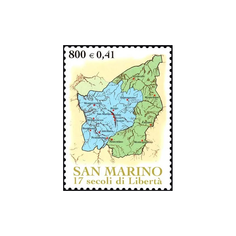 1700th anniversary of the founding of the republic of san marino