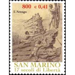 1700th anniversary of the founding of the republic of san marino