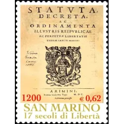 1700. Jahrestag der Gründung der Republik San marino