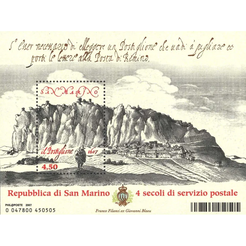 4 siglos de servicio postal