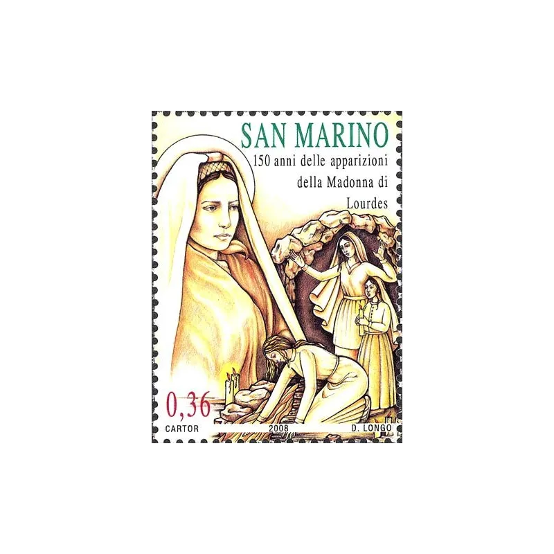 150th anniversary of the apparitions of the Madonna di lourdes