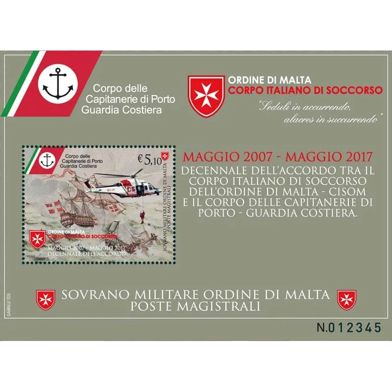 10° anniversario dell’accordo tra il corpo italiano di soccorso dell’ordine di Malta