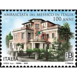 100th anniversary of the Mexican embassy in Italy