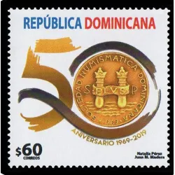 50 aniversario de la Sociedad Numismática Dominicana