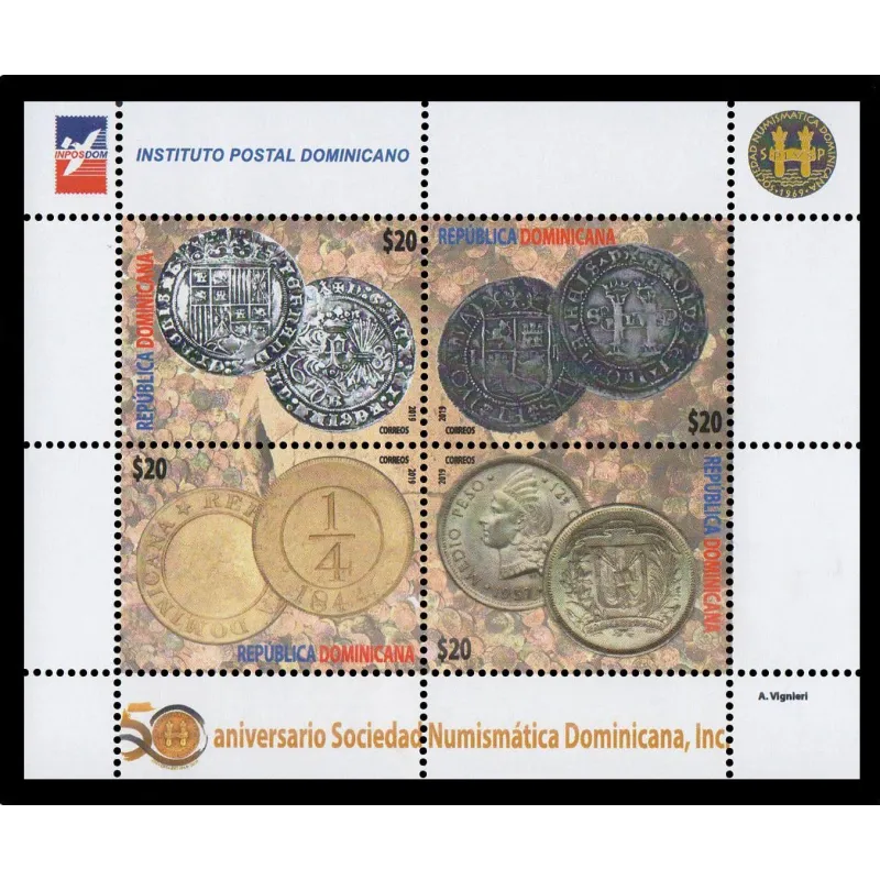 50 aniversario de la Sociedad Numismática Dominicana