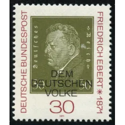 Friedrich Ebert (1871-1925), premier président de l'Empire