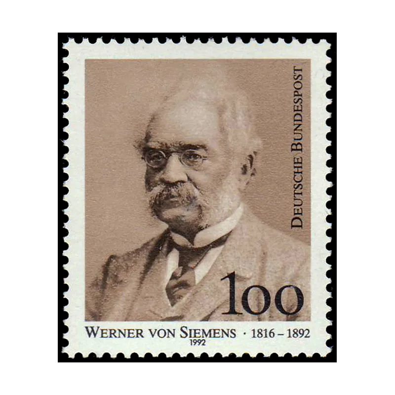 Centenary of the death of Werner von Siemens
