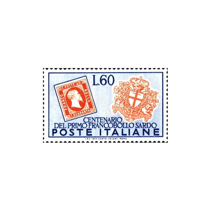 Centenary of the first Sardinian stamps