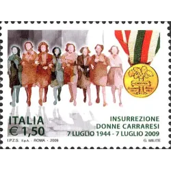 65th anniversary of the insurrection of the Carrara women